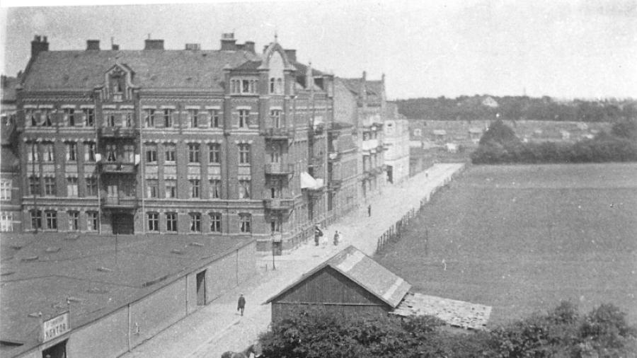 Utsikt från Clemenstorget 1913.